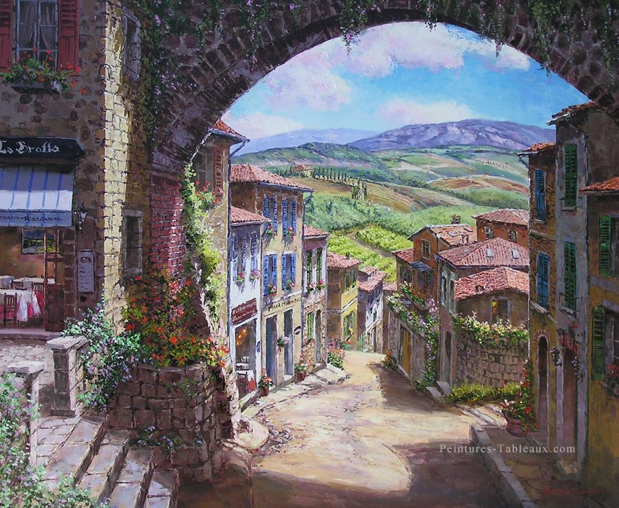 San Gimignano European Towns.JPG Peintures à l'huile